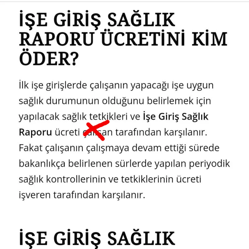 İşe Giriş Sağlık Raporu Ücreti Kim Öder?
